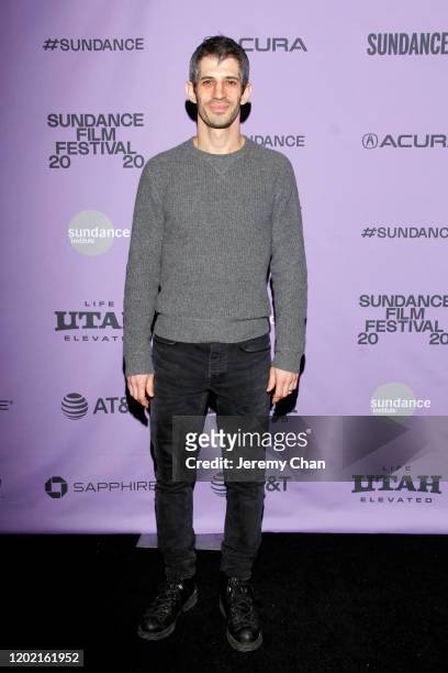 Director Gregory Kershaw attends the 2020 Sundance Film Festival - "The Truffle Hunters" Premiere at Prospector Square Theatre on January 26, 2020 in...
