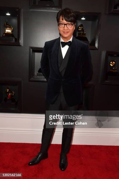 Of Big Hit Entertainment Lenzo Yoon attends the 62nd Annual GRAMMY Awards at STAPLES Center on January 26, 2020 in Los Angeles, California.