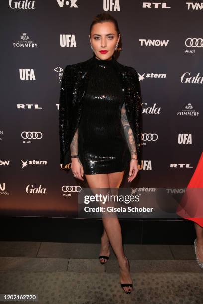 Sophia Thomalla during the Berlin Opening Night by Bertelsmann Content Alliance at hotel "Das Stue" on February 20, 2020 in Berlin, Germany.