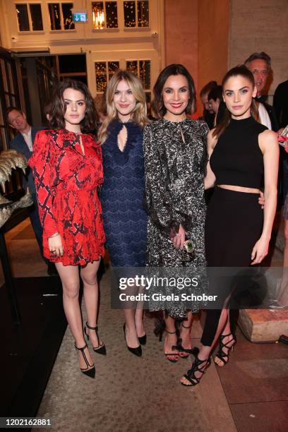 Ruby O Fee, Zsa Zsa Inci Buerkle, Nadine Warmuth and Lisa Tomaschewsky attend the Berlin Opening Night by Bertelsmann Content Alliance at hotel "Das...