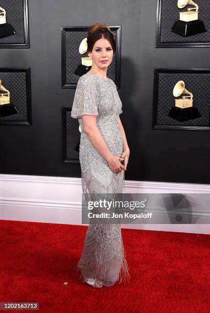 Lana Del Rey attends the 62nd Annual GRAMMY Awards at Staples Center on January 26, 2020 in Los Angeles, California.