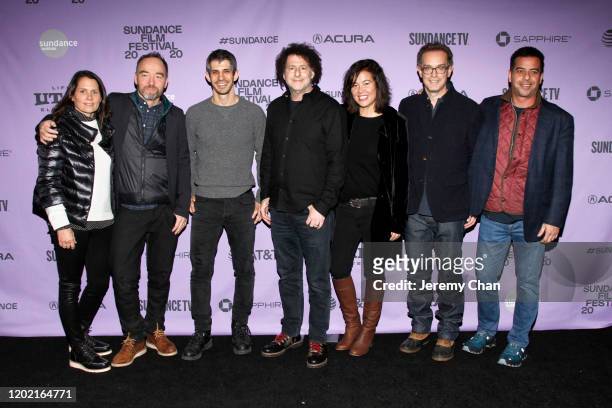 Rima Acord, Lance Acord, Gregory Kershaw, Michael Dweck, Jackie Kelman and Sam Bisbee attend the 2020 Sundance Film Festival - "The Truffle Hunters"...