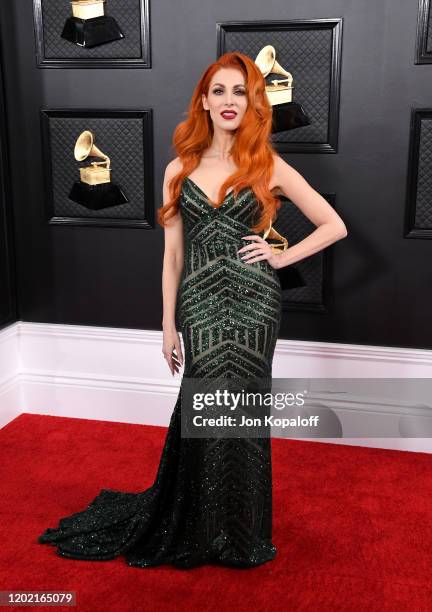 Bonnie McKee attends the 62nd Annual GRAMMY Awards at Staples Center on January 26, 2020 in Los Angeles, California.