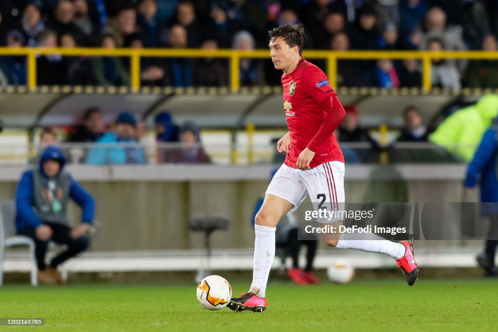 Club Brugge v Manchester United - UEFA Europa League Round of 32: First Leg