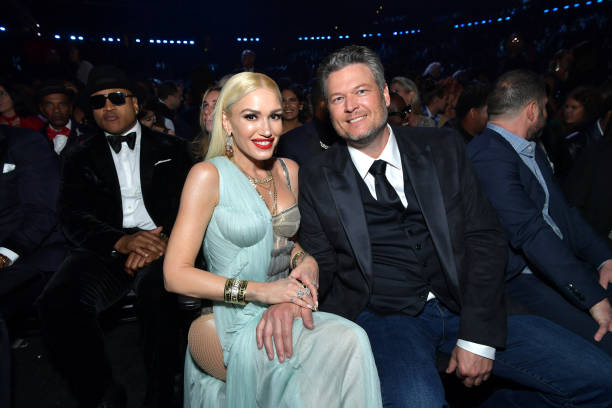 Gwen Stefani and Blake Shelton attend the 62nd Annual GRAMMY Awards at STAPLES Center on January 26, 2020 in Los Angeles, California.