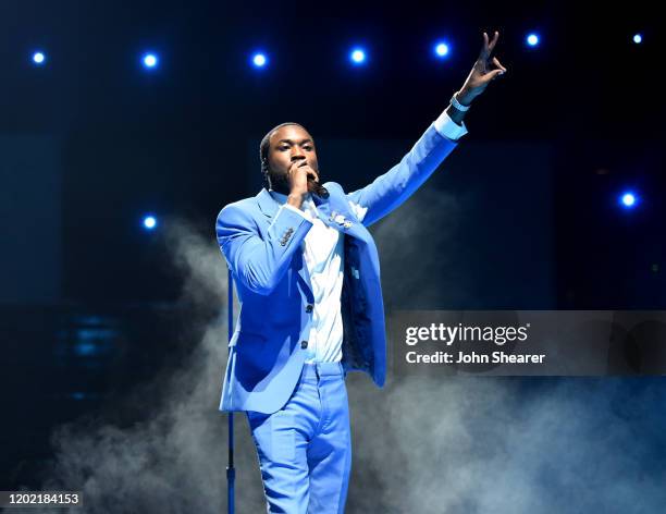 Meek Mill performs at the 62nd Annual GRAMMY Awards on January 26, 2020 in Los Angeles, California.