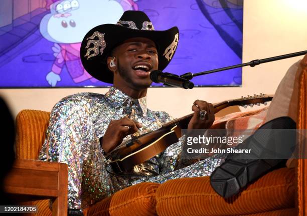 Lil Nas X performs at the 62nd Annual GRAMMY Awards on January 26, 2020 in Los Angeles, California.