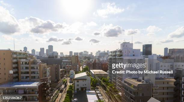 tokyo apartments residential area - 日本　住宅街 個照片及圖片檔