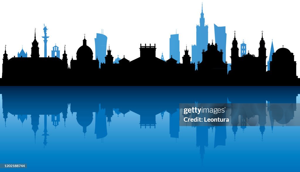 Warsaw Skyline (All Buildings Are Complete and Moveable)