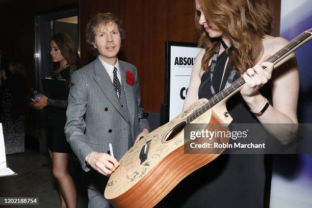 Beck is seen at the GRAMMY Charities Signings during the 62nd Annual GRAMMY Awards at STAPLES Center on January 26, 2020 in Los Angeles, California.