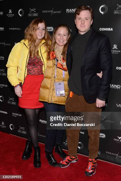 Lena Redford, Kyle Redford, and Dylan Redford attend the private reception during Sundance 2020 for "Omniboat: A Fast Boat Fantasia" hosted by RAND...
