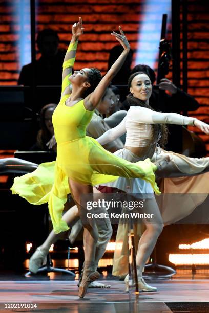 Misty Copeland performs onstage during the 62nd Annual GRAMMY Awards at STAPLES Center on January 26, 2020 in Los Angeles, California.