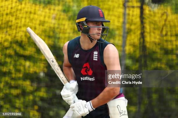 Will Jacks during an England Lions training session at Allan Border Field on January 27, 2020 in Brisbane, Australia.