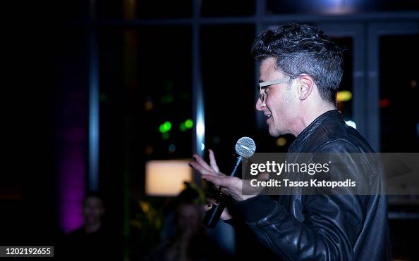 Sam Feder Singer Director Sam Feder and Nick Adams attend the