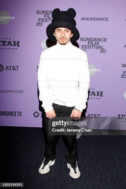 Moisés Arias attends the 2020 Sundance Film Festival - "Blast Beat" Premiere at The Ray on January 26, 2020 in Park City, Utah.