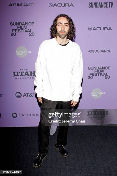 Mateo Arias attends the 2020 Sundance Film Festival - "Blast Beat" Premiere at The Ray on January 26, 2020 in Park City, Utah.