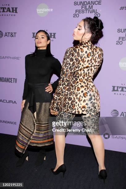 Diane Guerrero and Kali Uchis attend the 2020 Sundance Film Festival - "Blast Beat" Premiere at The Ray on January 26, 2020 in Park City, Utah.