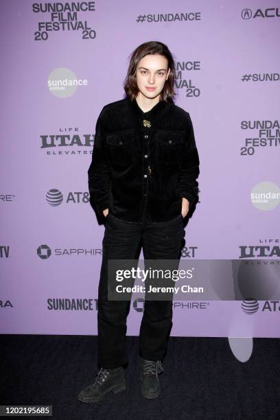 Ava Capri attends the 2020 Sundance Film Festival - "Blast Beat" Premiere at The Ray on January 26, 2020 in Park City, Utah.