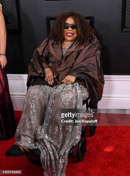 Roberta Flack attends the 62nd Annual GRAMMY Awards at Staples Center on January 26, 2020 in Los Angeles, California.