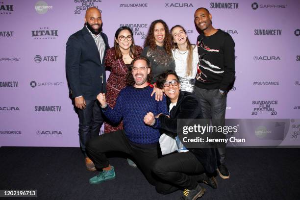 Esteban Arango and Erick Castrillon attend the 2020 Sundance Film Festival - "Blast Beat" Premiere at The Ray on January 26, 2020 in Park City, Utah.