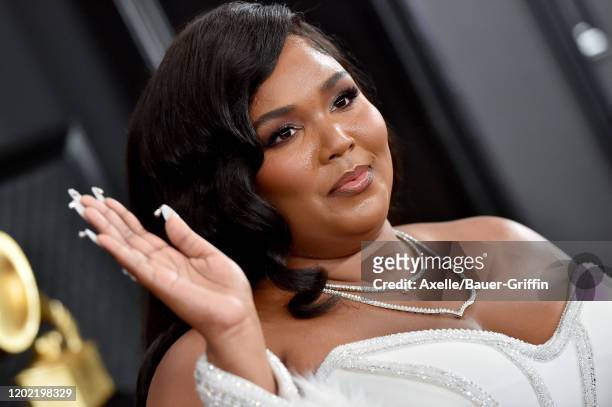 Lizzo attends the 62nd Annual GRAMMY Awards at Staples Center on January 26, 2020 in Los Angeles, California.