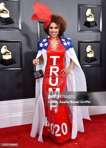 Joy Villa attends the 62nd Annual GRAMMY Awards at Staples Center on January 26, 2020 in Los Angeles, California.