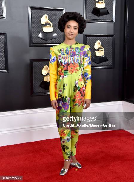 Esperanza Spalding attends the 62nd Annual GRAMMY Awards at Staples Center on January 26, 2020 in Los Angeles, California.