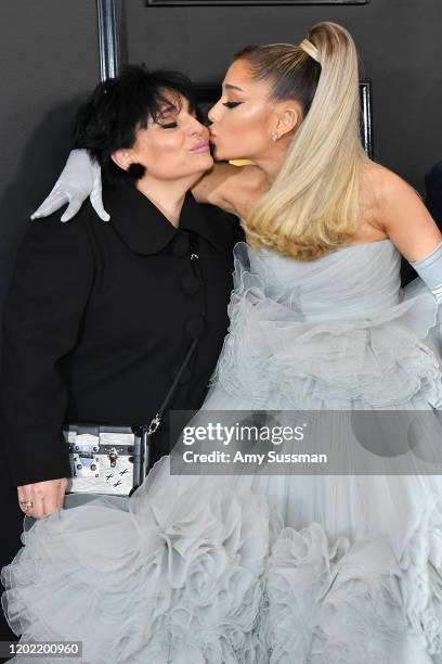 Joan Grande and Ariana Grande attend the 62nd Annual GRAMMY Awards at Staples Center on January 26, 2020 in Los Angeles, California.