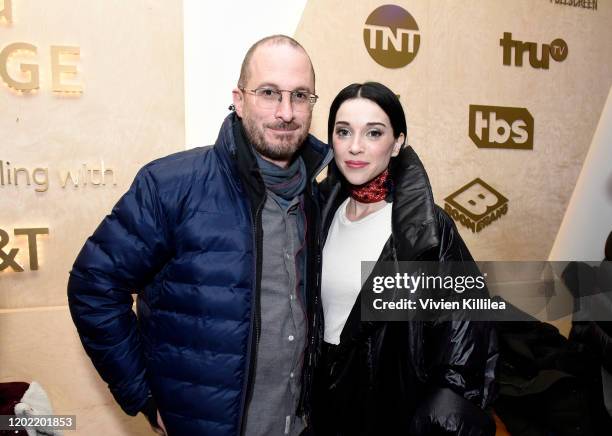 St. Vincent and Darren Aronofsky stop by "The Nowhere Inn" Premiere Party at WarnerMedia Lodge: Elevating Storytelling with AT&T presented by Topic...