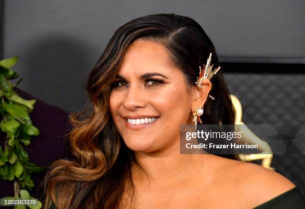 Kimie Miner attends the 62nd Annual GRAMMY Awards at STAPLES Center on January 26, 2020 in Los Angeles, California.