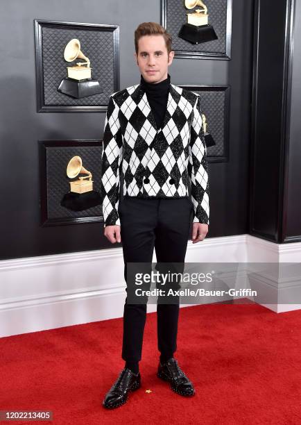 Ben Platt attends the 62nd Annual GRAMMY Awards at Staples Center on January 26, 2020 in Los Angeles, California.