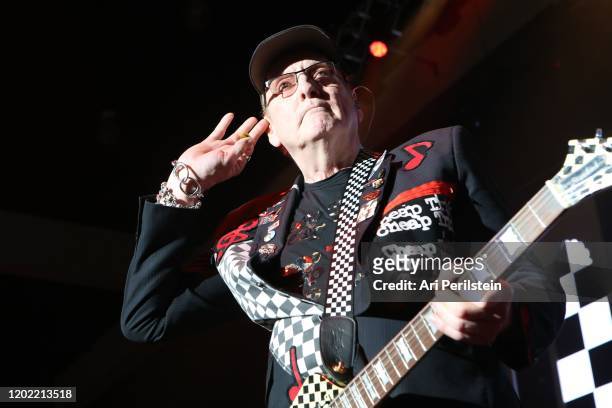 Rick Nielsen of music group Cheap Trick performs onstage during the 62nd Annual GRAMMY Awards Celebration at Los Angeles Convention Center on January...