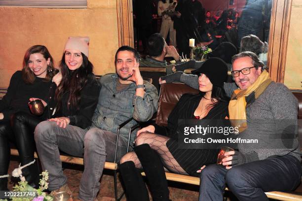 Amanda Jaros, Ivana Ivezaj, Sooney Kadouh, Nadia Ivezaj and John Daugherty attends SITARA screening hosted by Gucci and CHIME FOR CHANGE at The Shop...