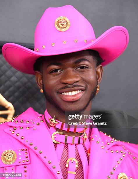 Lil Nas X arrives at the 62nd Annual GRAMMY Awards at Staples Center on January 26, 2020 in Los Angeles, California.
