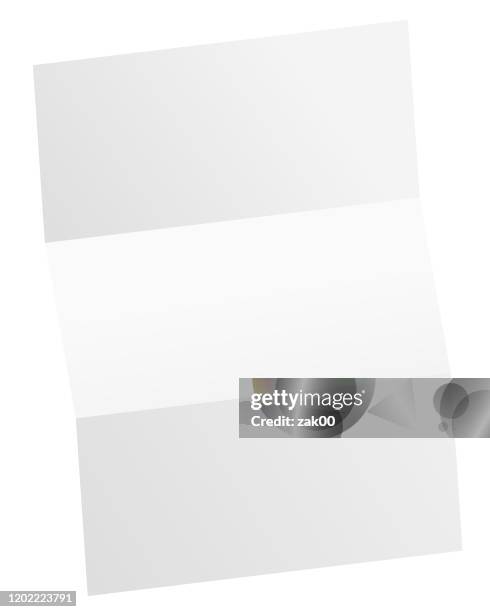zerknitterte gefaltete papierstücke - runzlig stock-grafiken, -clipart, -cartoons und -symbole