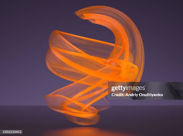 abstract light trail - electricity concept stock-fotos und bilder