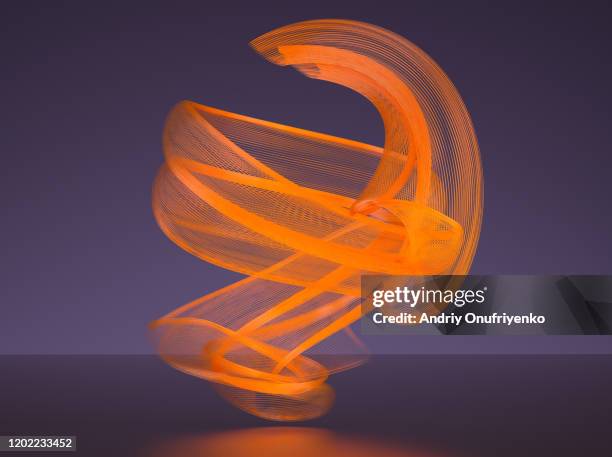 abstract light trail - dans kleur stockfoto's en -beelden