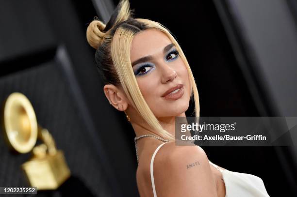Dua Lipa attends the 62nd Annual GRAMMY Awards at Staples Center on January 26, 2020 in Los Angeles, California.