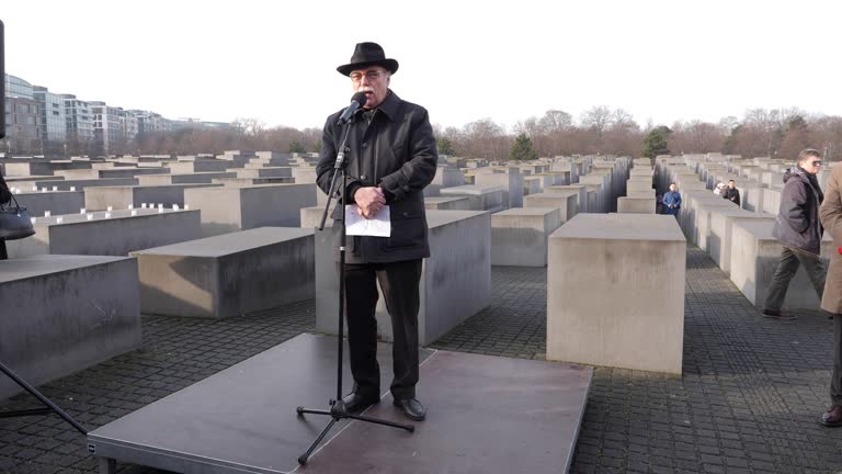 DEU: Berlin Commemorates The Victims Of The Holocaust On The 75th Anniversary Of The Liberation Of Auschwitz