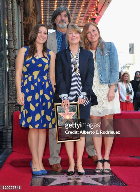 Madison Fisk, production designer Jack Fisk, actress Sissy Spacek and actress Schuyler Fisk attend the ceremony Honoring Sissy Spacek with the...