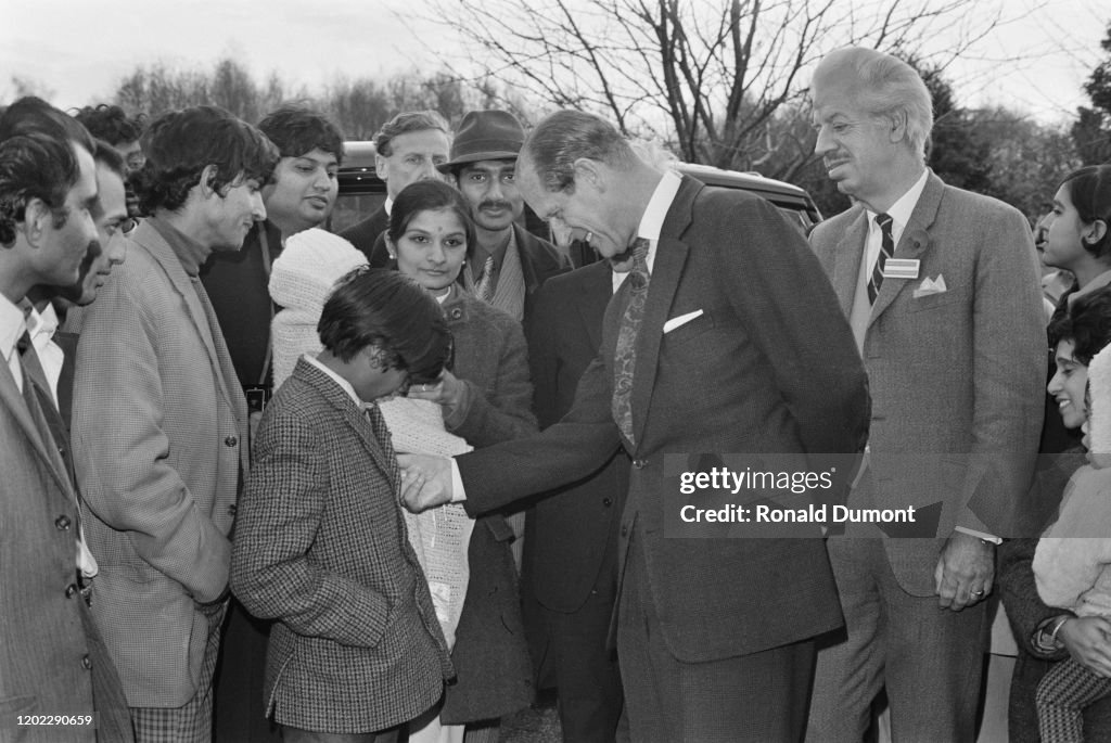 Prince Philip Meets With Ugandan Asians