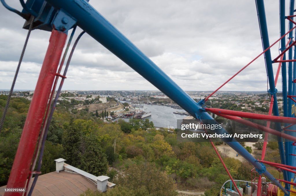 Panorama of Sevastopol from Sevastopol's ferris wheel