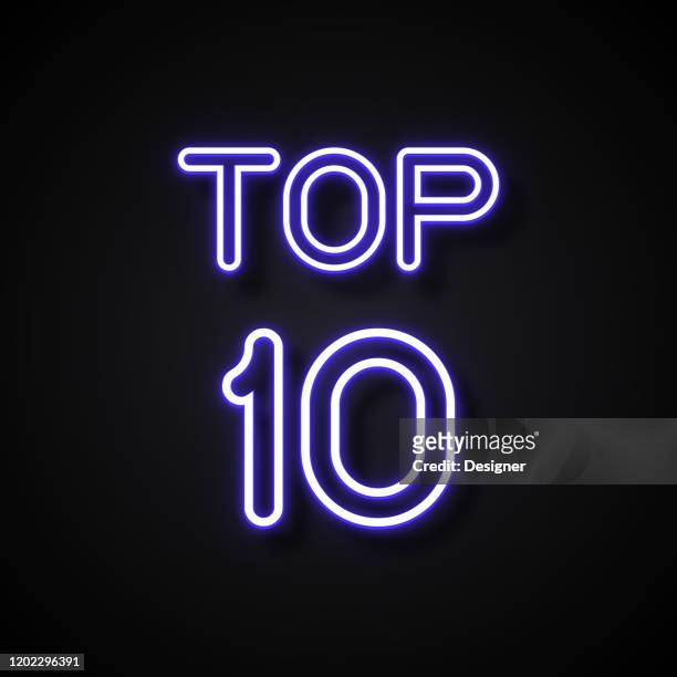 top 10 text neon style, design-elemente - top 10 stock-grafiken, -clipart, -cartoons und -symbole