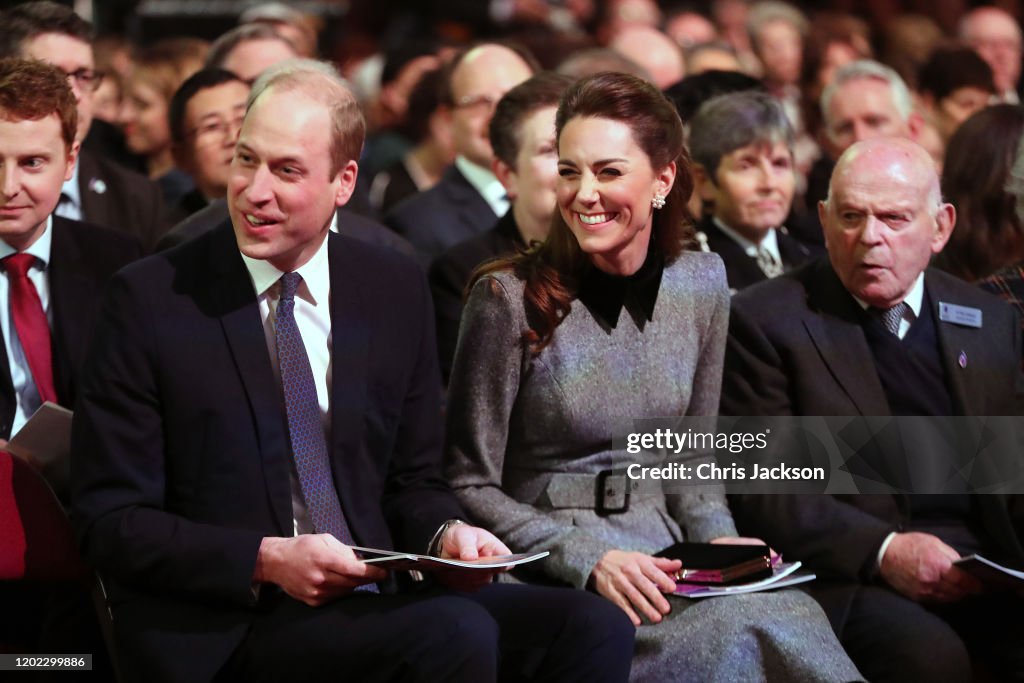 The Duke And Duchess Of Cambridge Attend The UK Holocaust Memorial Day Commemorative Ceremony