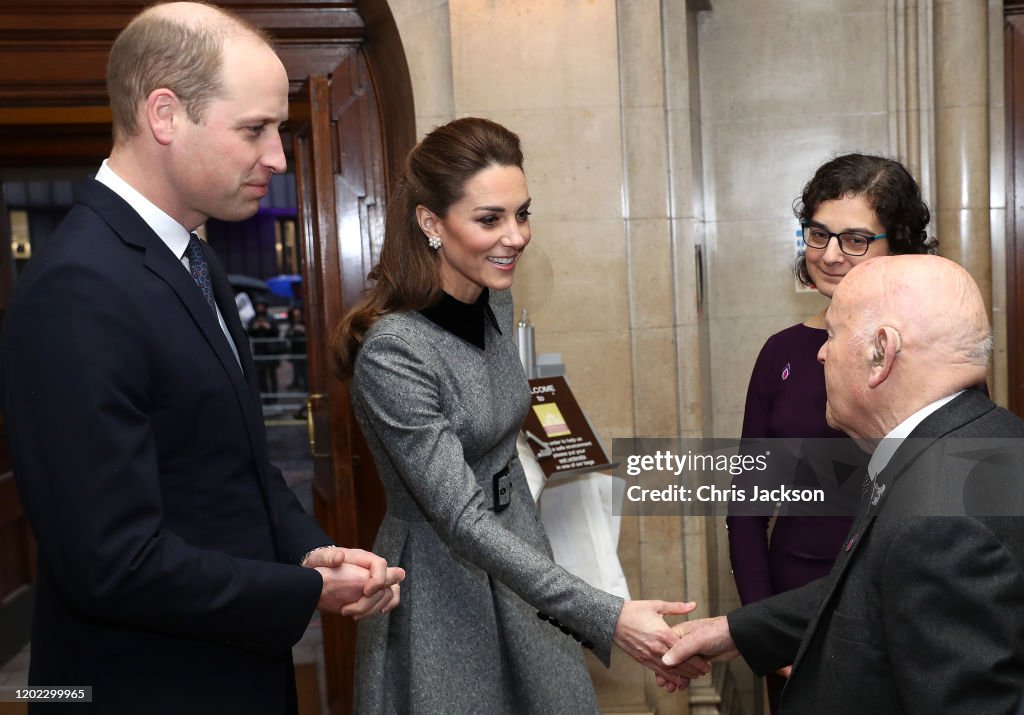 The Duke And Duchess Of Cambridge Attend The UK Holocaust Memorial Day Commemorative Ceremony