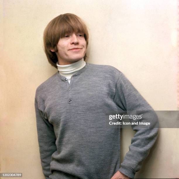 Brian Jones , a founding member of The Rolling Stones, poses for a portrait in London, England.