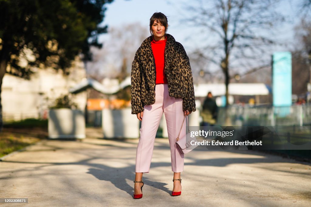 Street Style - Paris Fashion Week - Haute Couture Spring/Summer 2020 : Day Tree