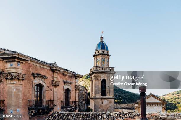 chiesa di santa maria dell'itria - ragusa sicily stock pictures, royalty-free photos & images