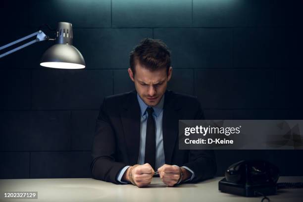 arrested businessman - hostage stock pictures, royalty-free photos & images