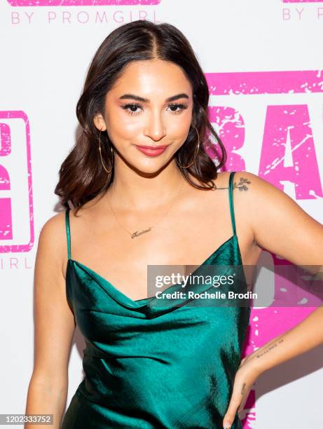 Karina Rae attends the PromGirl Celebrates their Rated PG launch with Nia Sioux, Kendall Vertes, Brooke Butler, Tati McQuay and Brighton Sharbino on...